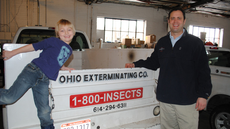 Starting Cole off early learning about the family business with Andrew Christman.