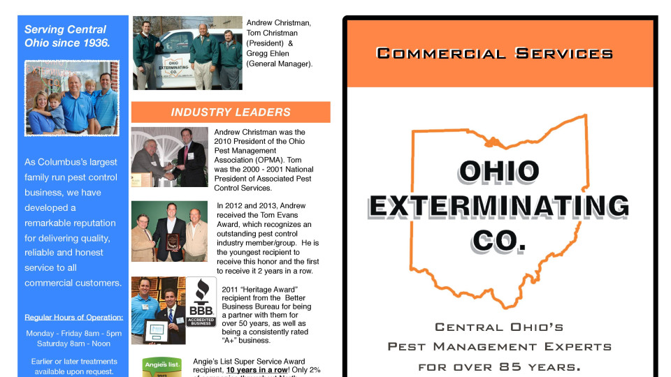 Commercial Pest Control Ohio Exterminating